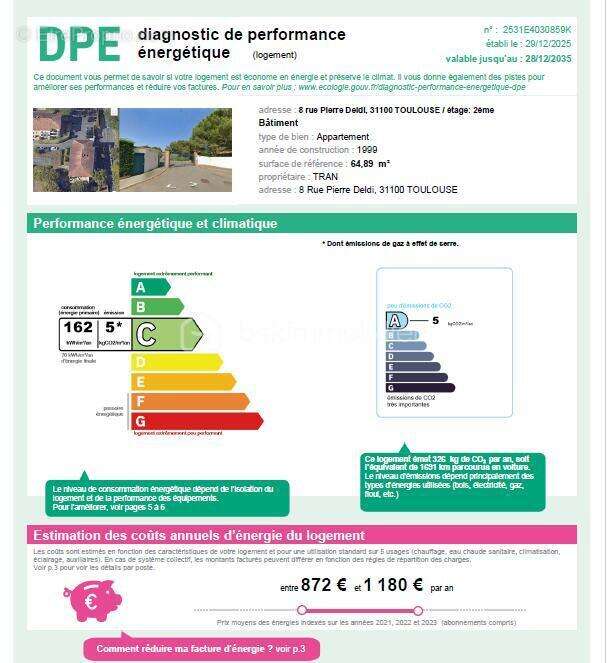 Appartement à TOULOUSE