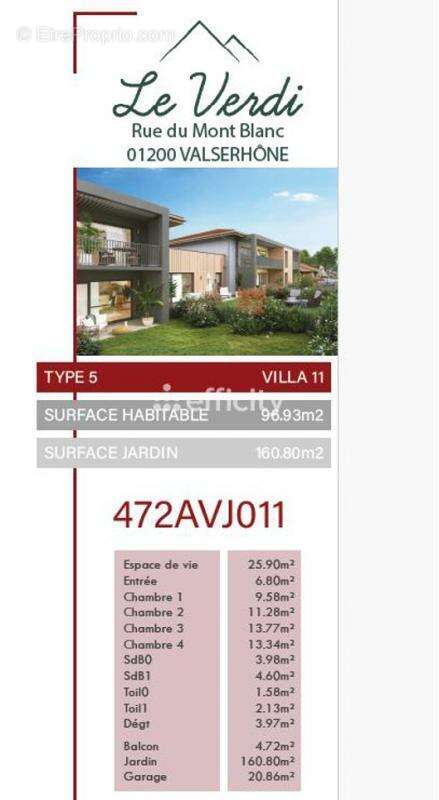 Maison à BELLEGARDE-SUR-VALSERINE