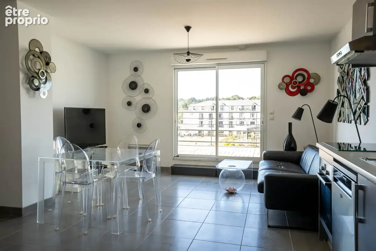 À vendre à Concarneau T3, superbe vue mer Dernier étage, Grande terrasse, Piscine. 2 places de parking - photo 2