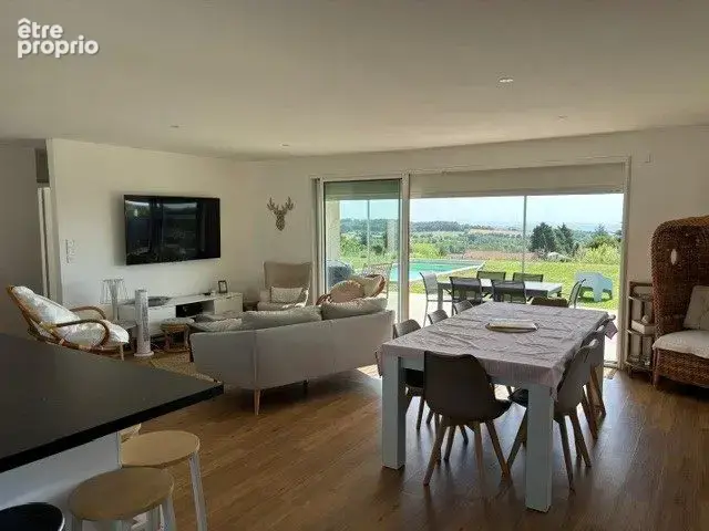 Maison rénovée avec piscine et vue exceptionnelle sur le Vercors et les Alpes   Saint-Jean-de-Muzols - photo 9