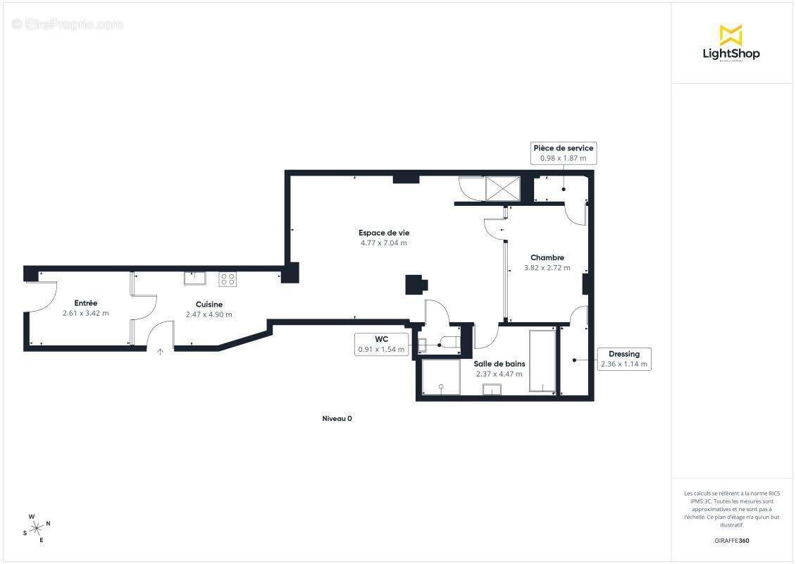 Appartement à PARIS-3E