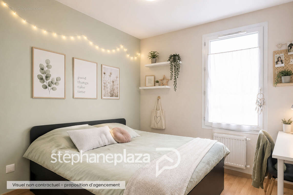 Appartement traversant de 94.5m² - 3 chambres avec 2 BALCONS et DOUBLE GARAGE de 32.5m² - AMBERIEUX-EN-DOMBES - photo 10