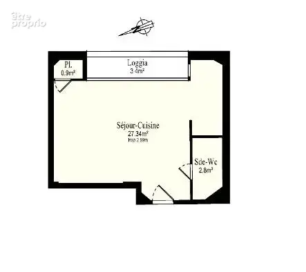 *** exclusivité  *** studio lumineux au calme avec loggia *** - photo 8