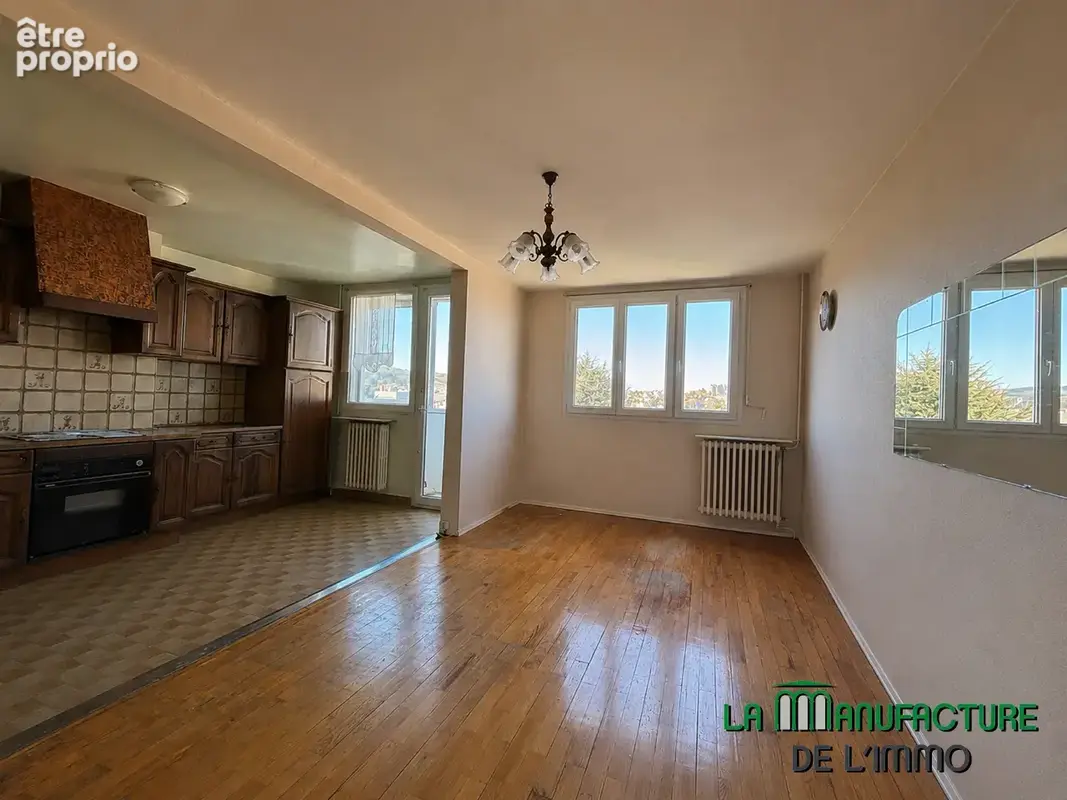 Saint etienne vivaraize fauriel - appartement t3 traversant de 56.08m2 + cave - photo 2