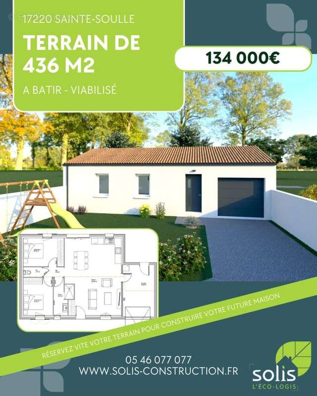 Terrain à SAINTE-SOULLE