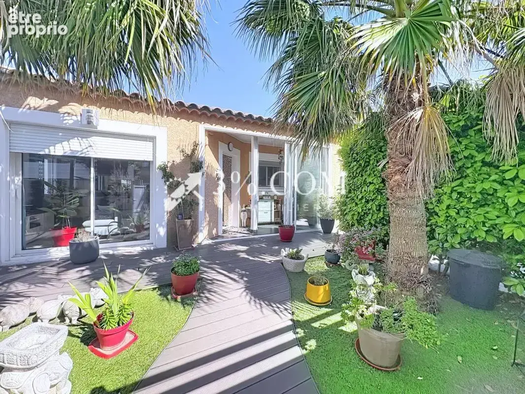 Maison de plain-pied avec piscine, jardin et vue dégagée sur - photo 2