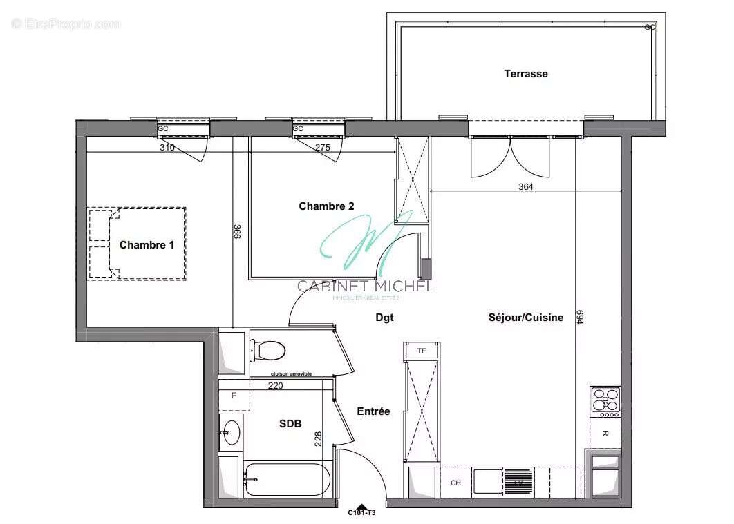 Appartement à ROQUEFORT-LES-PINS