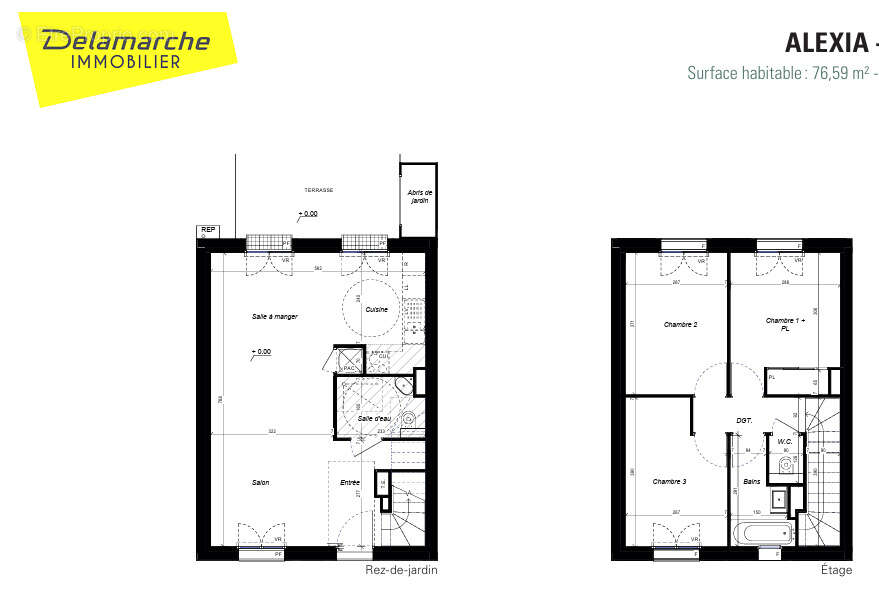 A vendre maison neuve normes RE 2020 / 76,59 m² habitable. - photo 3