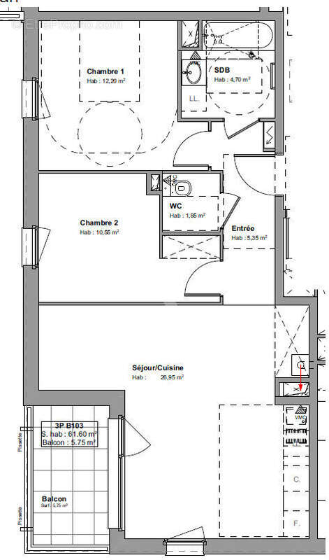 Appartement à SAINT-JEAN-DE-MONTS