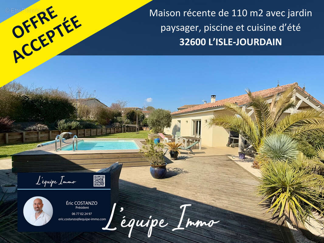 Maison à L'ISLE-JOURDAIN