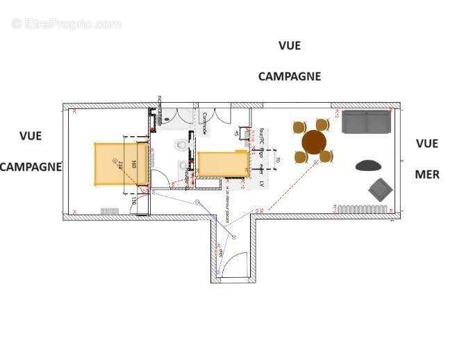VILLERS - SUR - MER - Très bel appartement - vue mer et campagne - photo 10