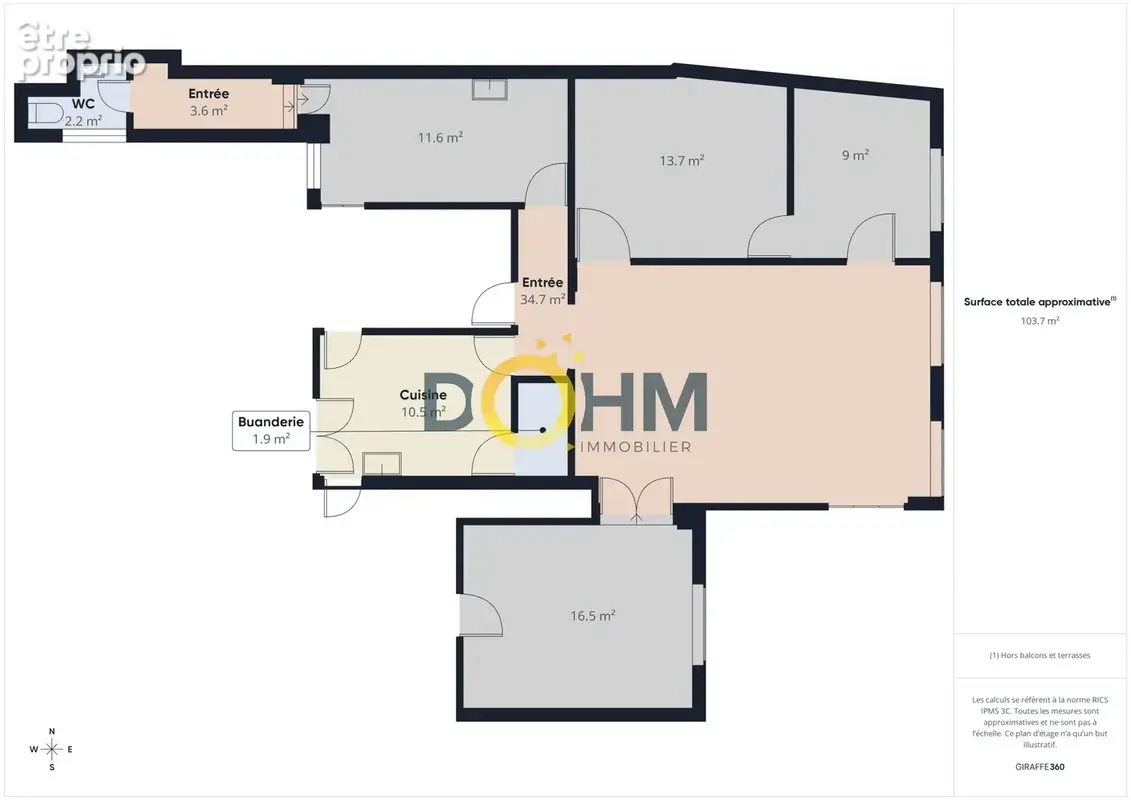 Local comprenant 4 bureaux fermes, une grande piece de 31m2, espace pause avec cuisine ouverte sur une terrass - photo 13