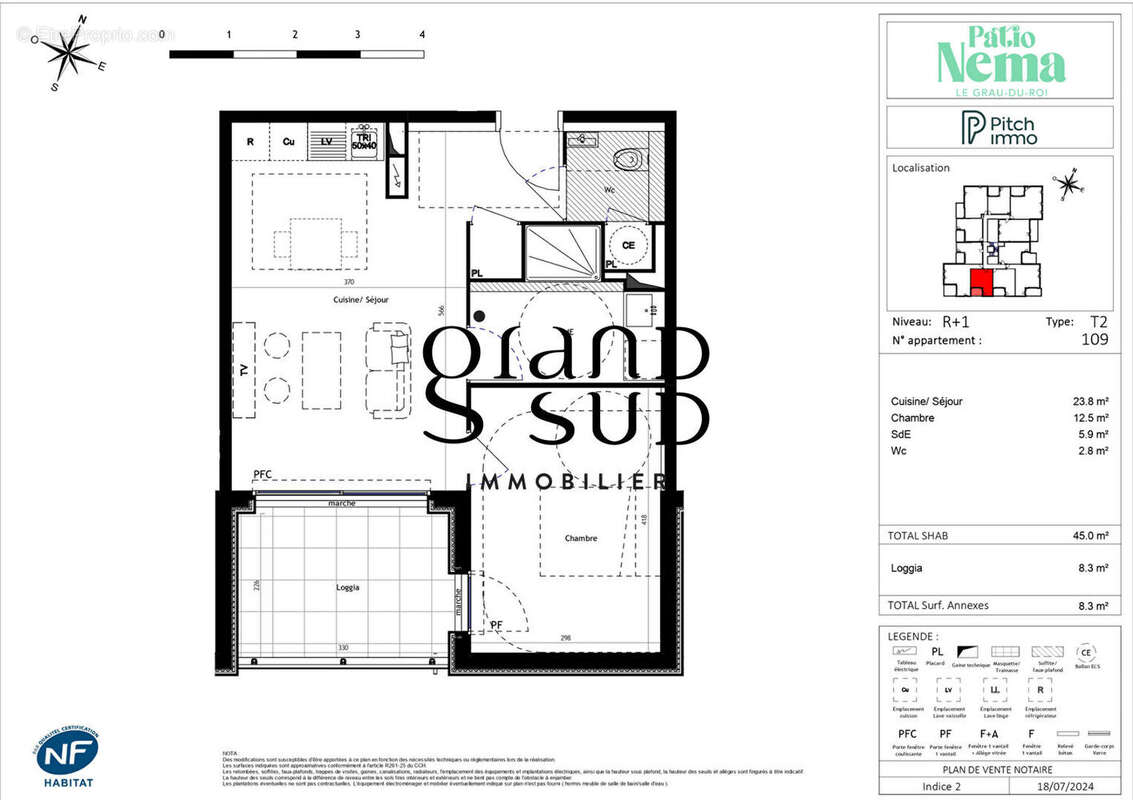 Appartement à LE GRAU-DU-ROI