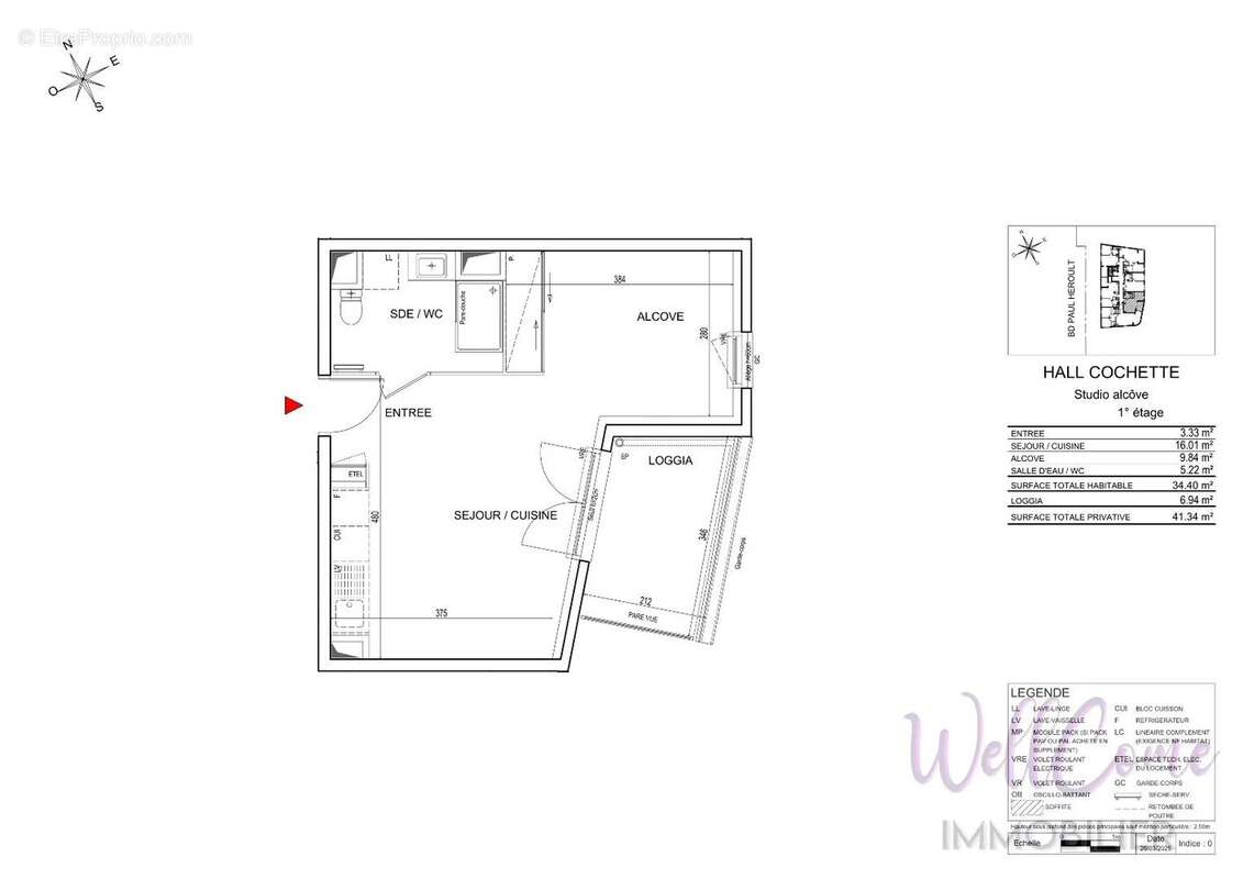 VEFA - Appartement T1 de 34m² avec loggia et parking à Cognin ! - photo 5