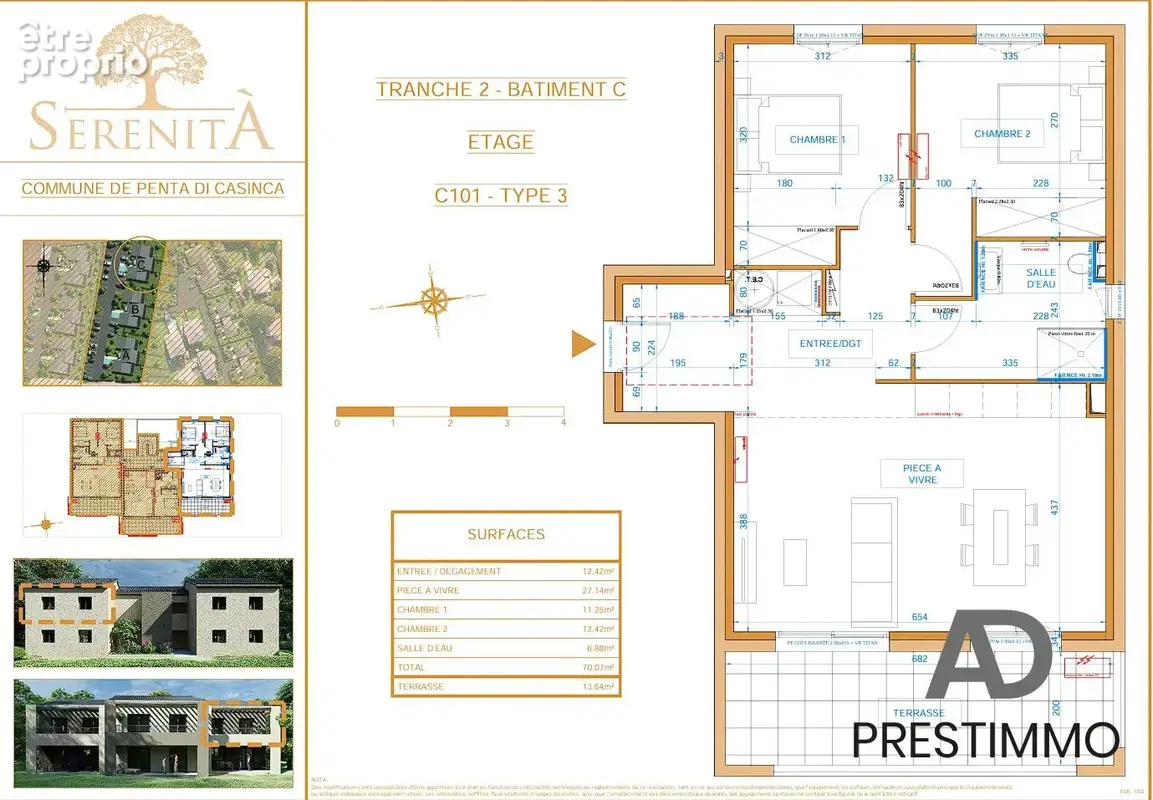 Appartement 70 m² à Penta-Di-Casinca  - photo 2