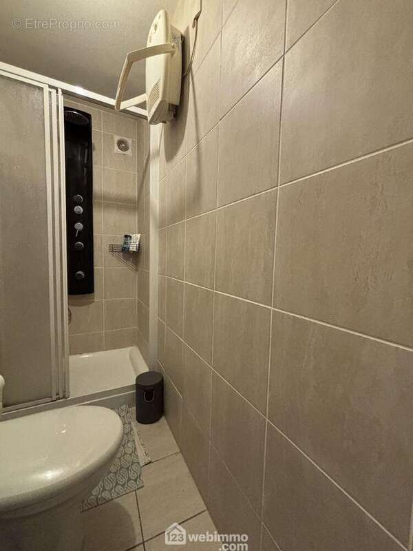Salle d'eau avec WC. - Appartement à POITIERS