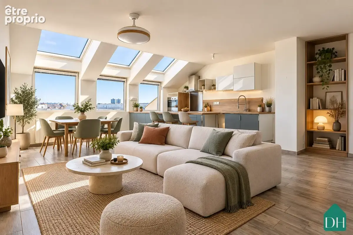 Appartement T3 de 72,25 m2   dernier étage avec ascenseur   Stationnement intérieur   Secteur de Lamoricière - photo 5
