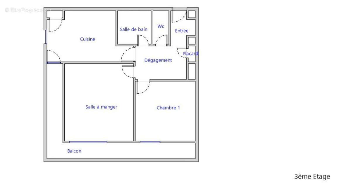 Appartement 2 pièces 56 m2 - photo 8