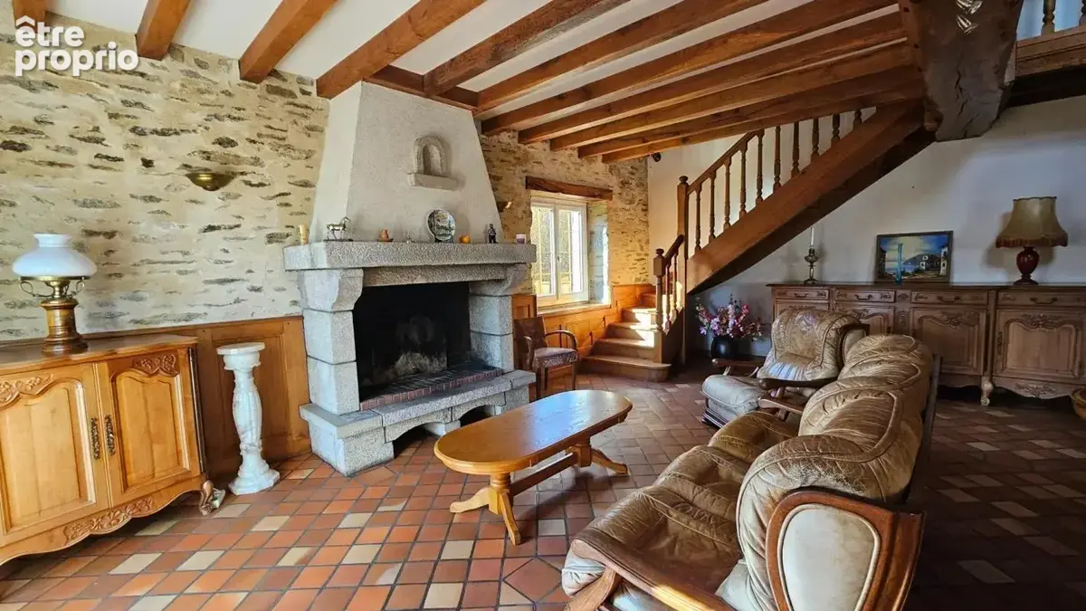 Maison en pierre 4 chambres + terrain 2500m² - photo 3