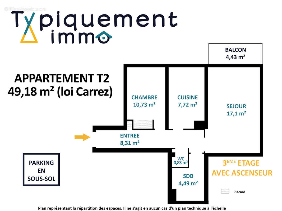 Appartement à TOULOUSE