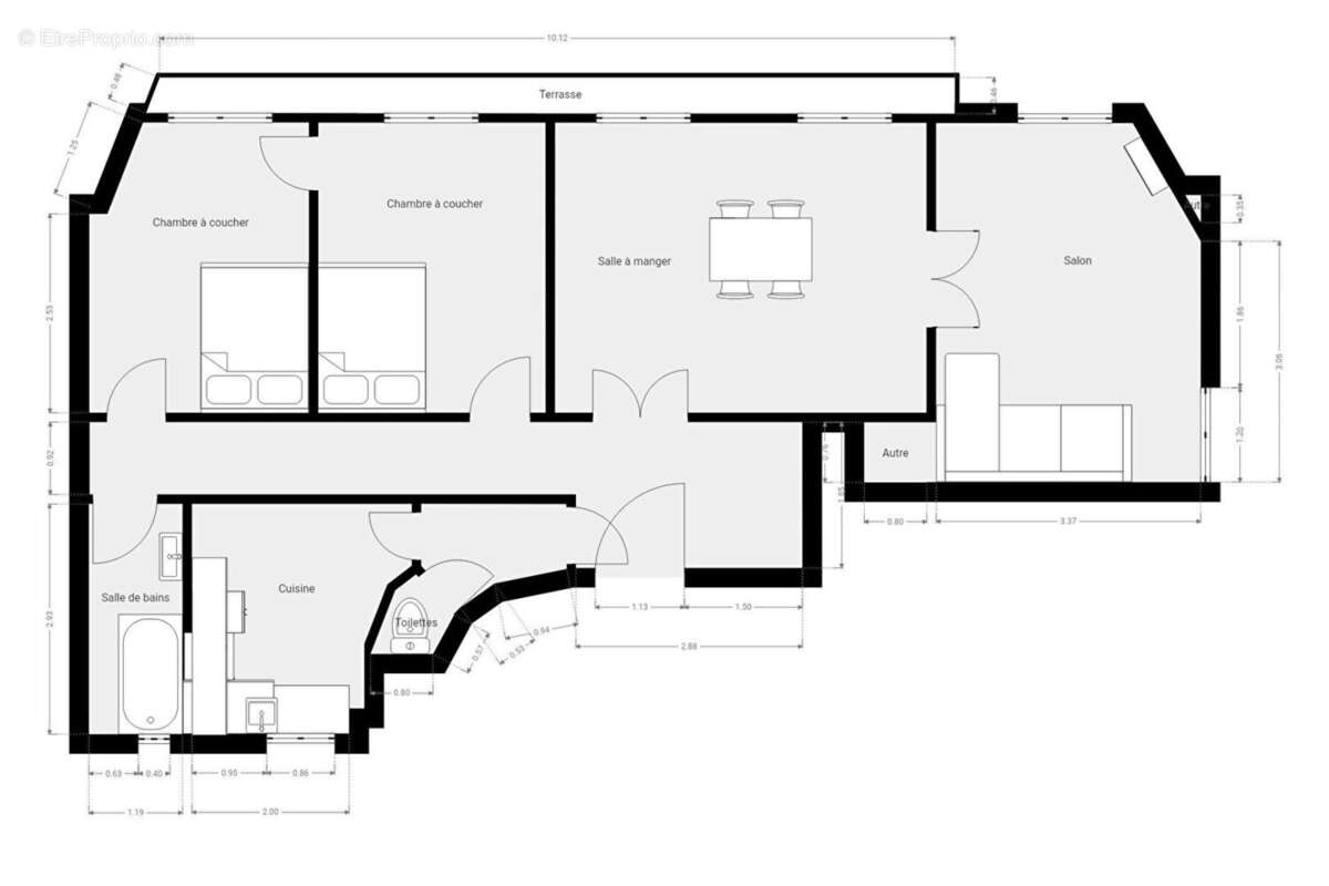 Appartement à PARIS-10E