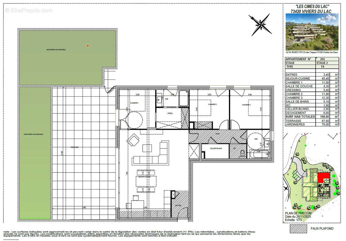 Appartement à VIVIERS-DU-LAC