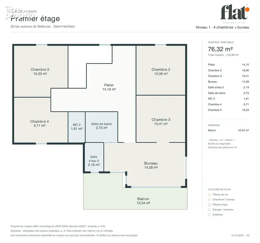 Nantes - Maison familiale de 154 m2, 5 chambres, piscine et garage - photo 4