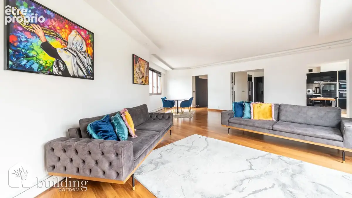 À vendre - Levallois-Perret Villiers - Appartement familial 6 pièces avec balcons de 159,37 m² - photo 5