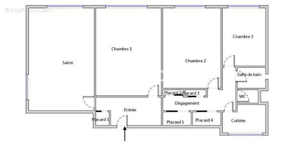 Appartement à MARSEILLE-3E