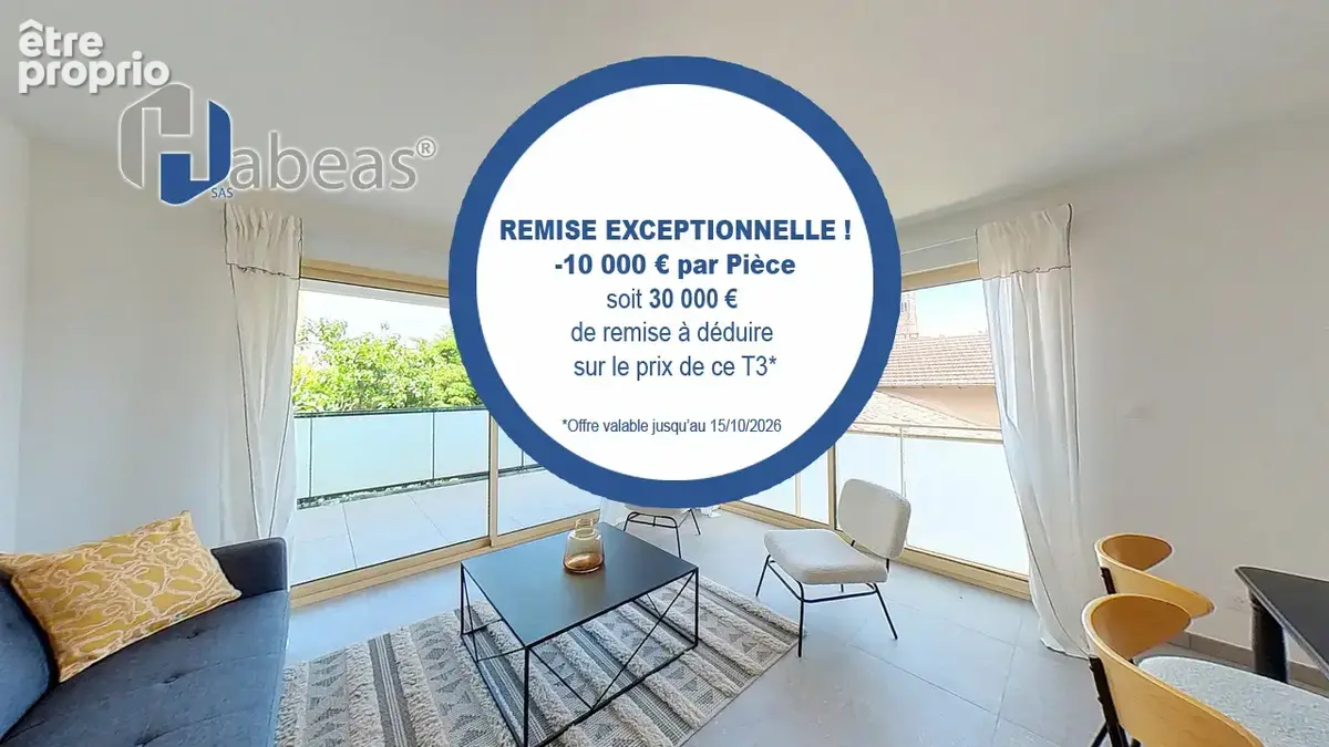 Appartement T3 de 60,50m² avec terrasse de  23m² - photo 5