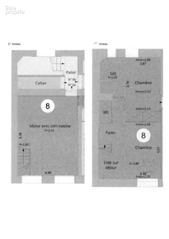 Duplex T3 - 52m2 - Lyon 6 - 285 000€ - photo 6
