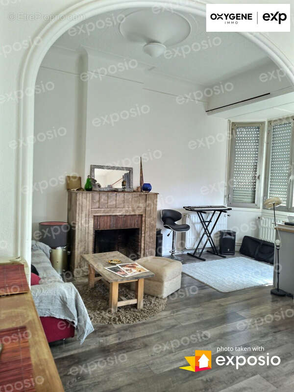 Cheminée classée art-deco - Appartement à PERPIGNAN