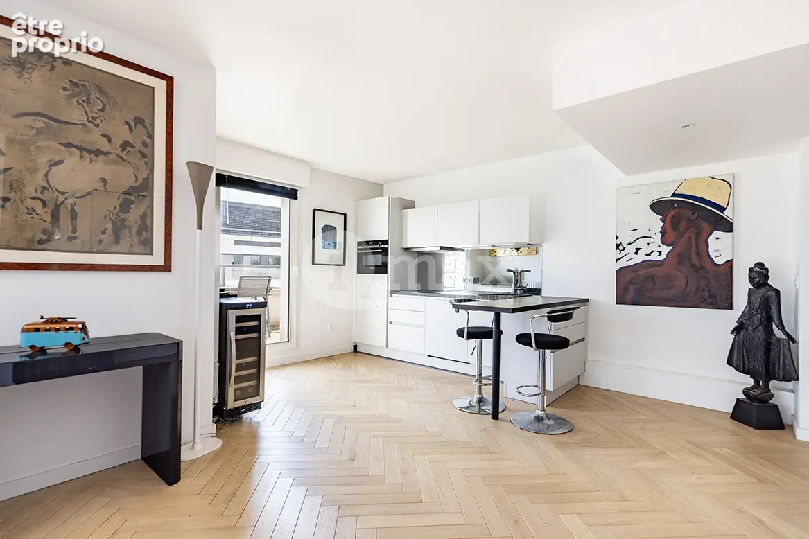 Bois-colombes becon - 3 pieces 76 m² + balcons + parking - 670 000  fai - photo 2