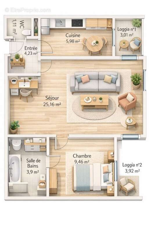 Appartement à MONTPELLIER