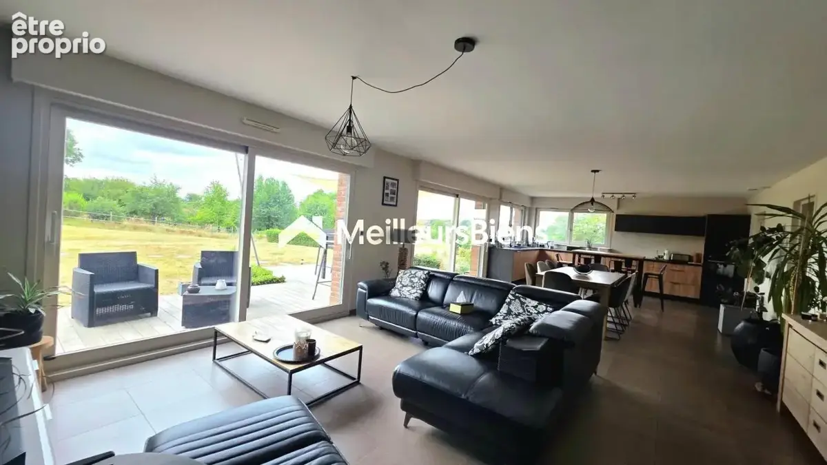 Maison plain-pied 145 m² à Beaudignies, 4 chambres et sous-sol complet et Piscine - photo 4