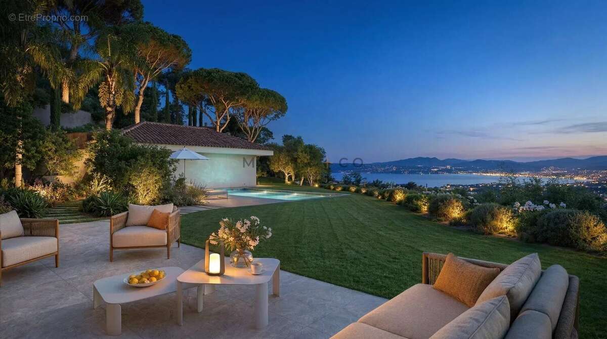Vente villa 6 chambres vue mer dans un domaine privé a Grimaud - photo 5
