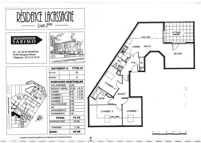 Appartement à LYON-3E