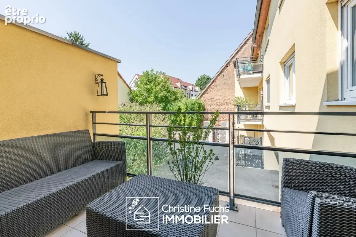 Niederhausbergen - Grand 3 pièces, terrasse, balcon, cave et garage - photo 26