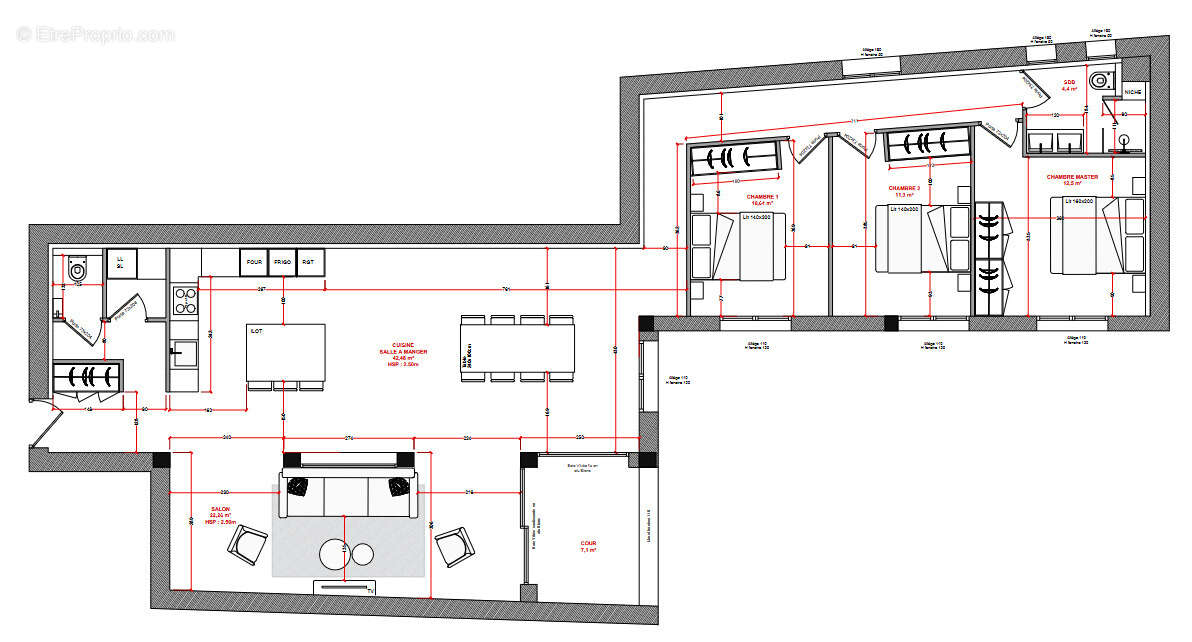 Appartement à BAGNERES-DE-BIGORRE