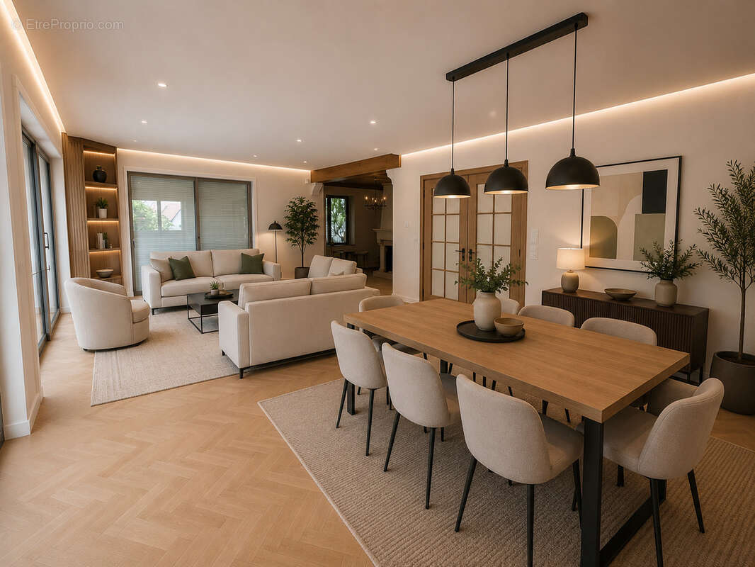 Élégante maison familiale de 220 m2 sur un magnifique terrain arboré de 15 ares - photo 8