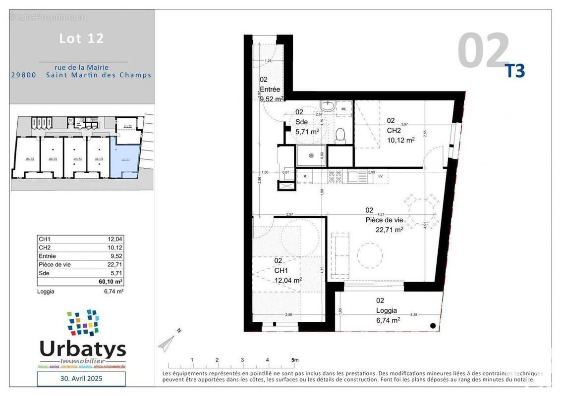 Photo 1 - Appartement à SAINT-MARTIN-DES-CHAMPS
