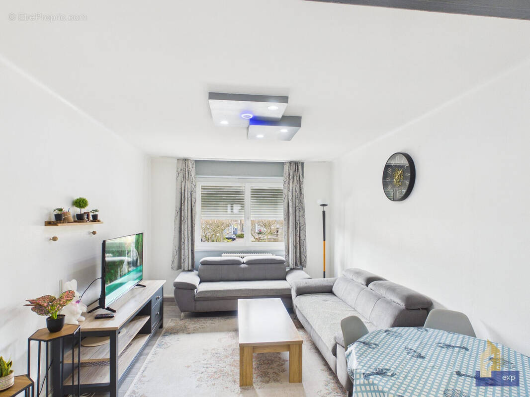 salon lumineux - Appartement à COLMAR