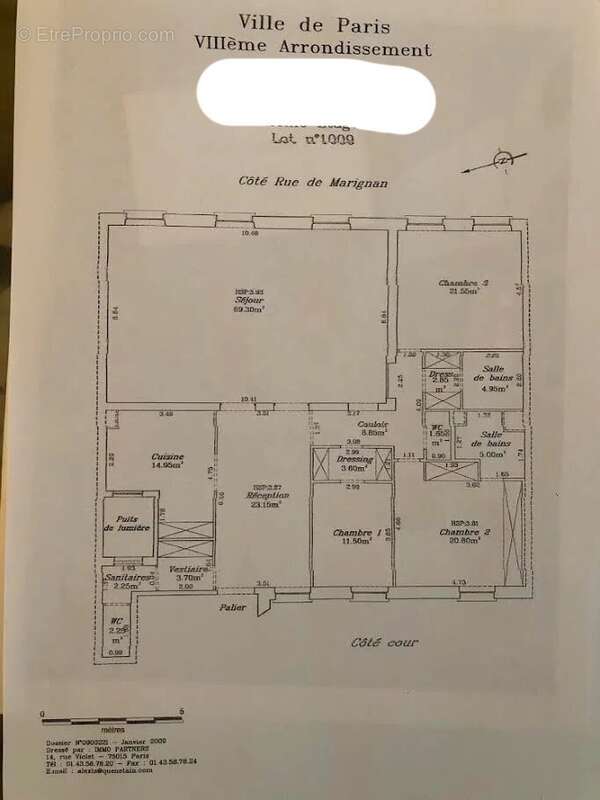 Appartement à PARIS-8E