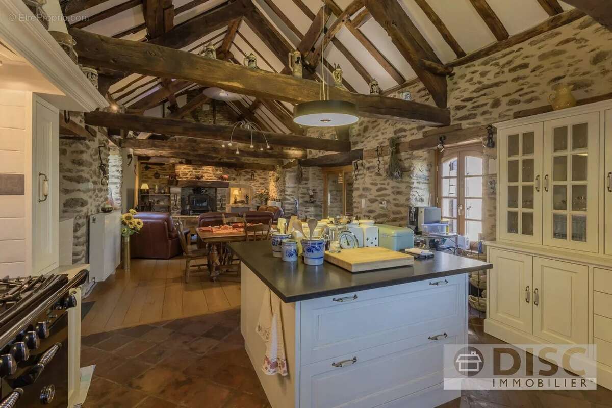 Corps de ferme rénovée avec spacieux gîte indépendant, dépendance, piscine et superbes vues. - photo 7