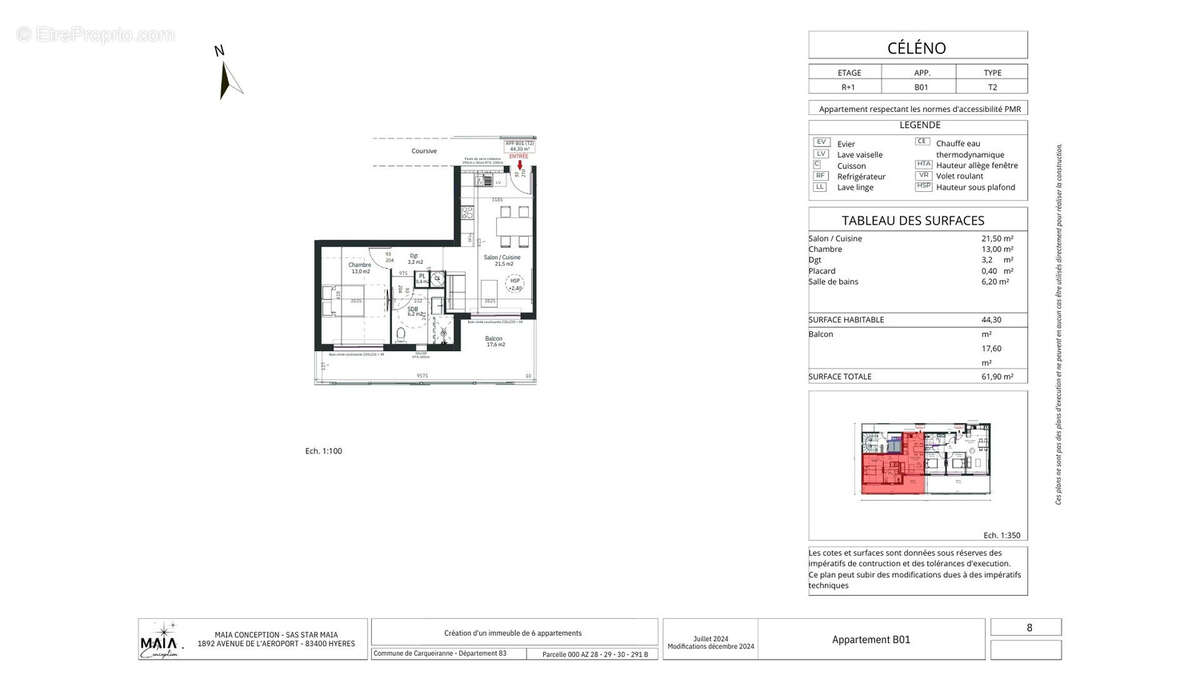 Appartement à CARQUEIRANNE