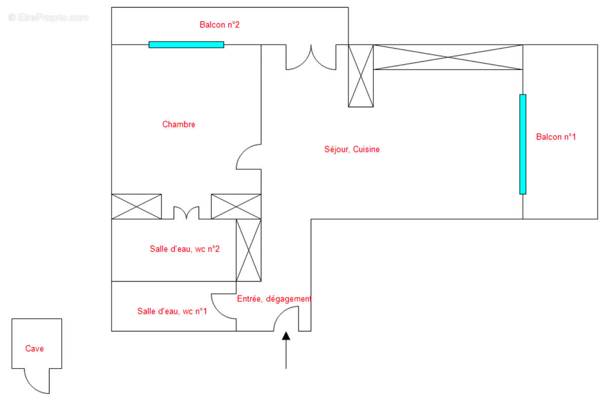 Appartement à BEAULIEU-SUR-MER