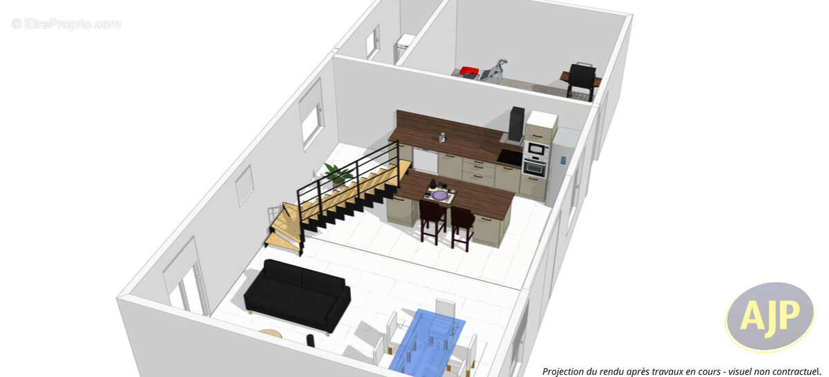 GUEGON Bourg : Maison entièrement rénovée - photo 4