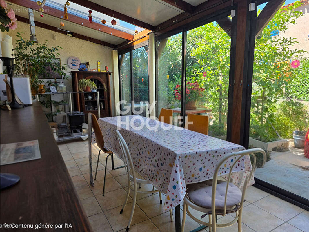 A VENDRE VIAGER OCCUPE - CANOHES maison 2 faces, 4 pièces avec garage et jardin - photo 2