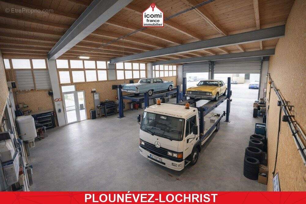 Finistere - plounévez-lochrist (29430) -  vendre - local de 370 m2 avec bureau et espace de vente  - emplacement stratégique - p - photo 5