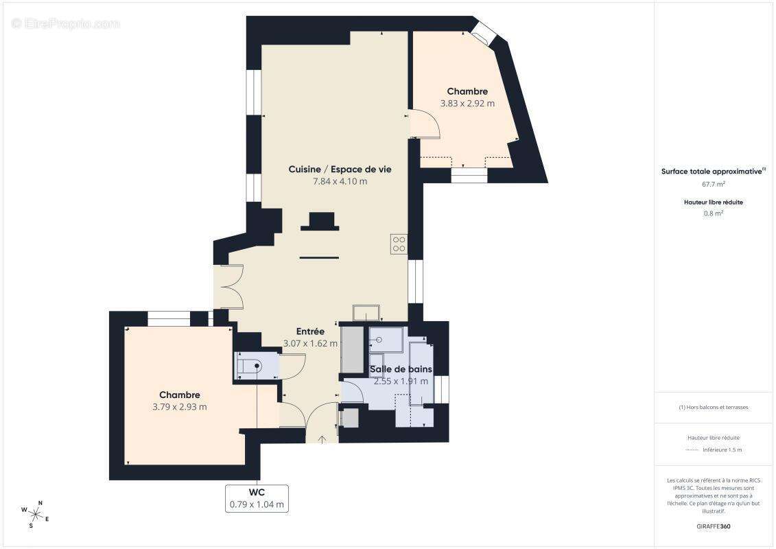 Appartement à PARIS-16E